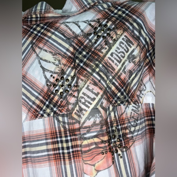 Harley Davidson lightweight button-down - Picture 3 of 4